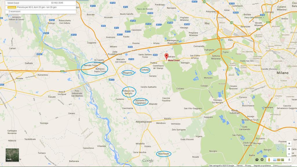 Hotel Motel Ovest Виттуоне Экстерьер фото